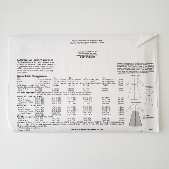 Vintage Sewing Pattern - Picture 2 of 3